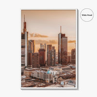 Frankfurt am Main Skyline Fine Art Photo Print, Germany Wall Decor Poster, Hesse