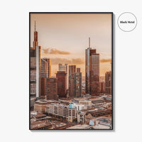 Frankfurt am Main Skyline Fine Art Photo Print, Germany Wall Decor Poster, Hesse