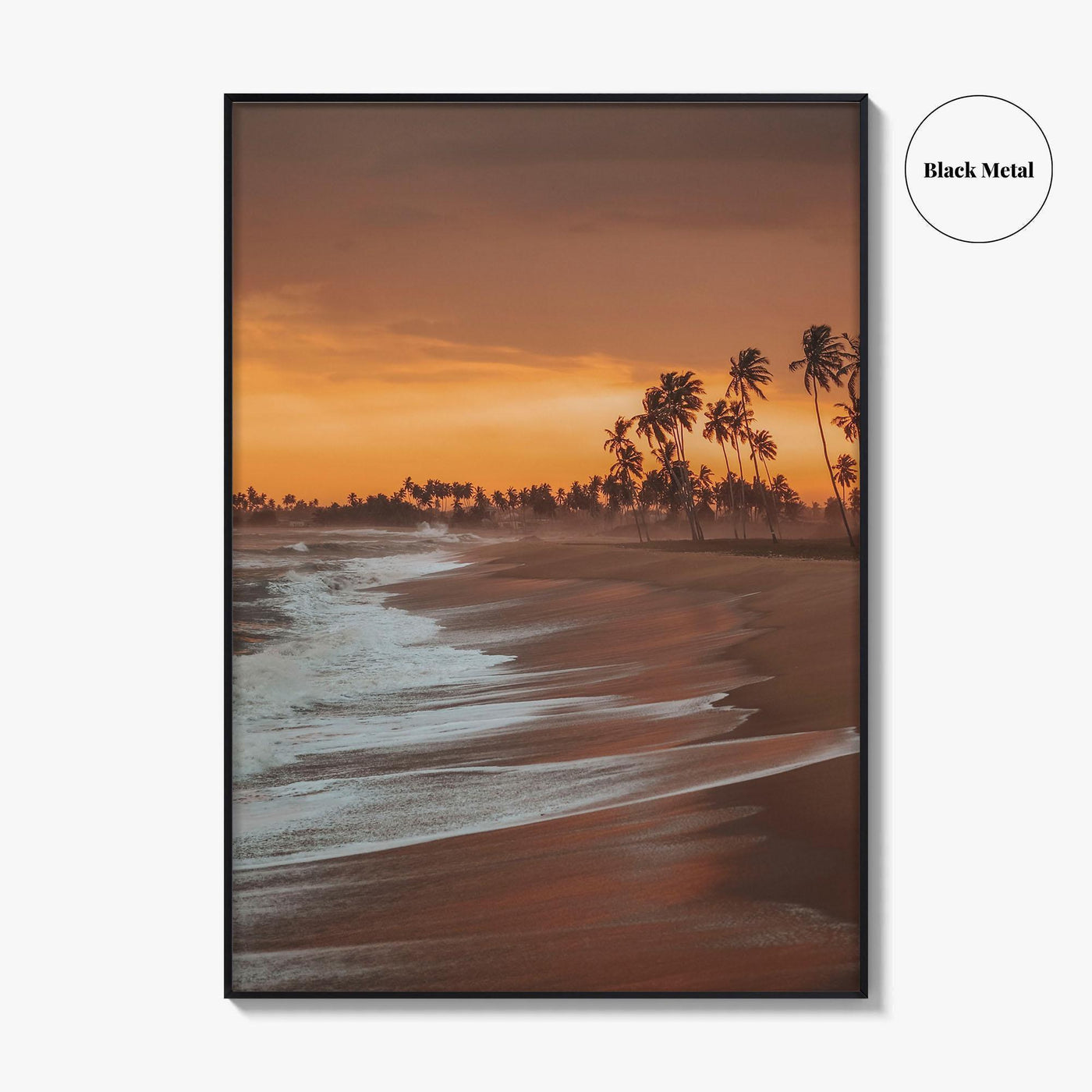 Elmina Ghana Fine Art Photo Print, Cape Coast, Beach Palm Trees Wall Decor Poster