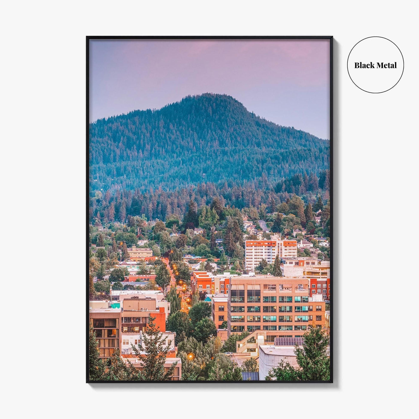 Eugene Fine Art Photo Print, Oregon USA Wall Decor Poster, Downtown