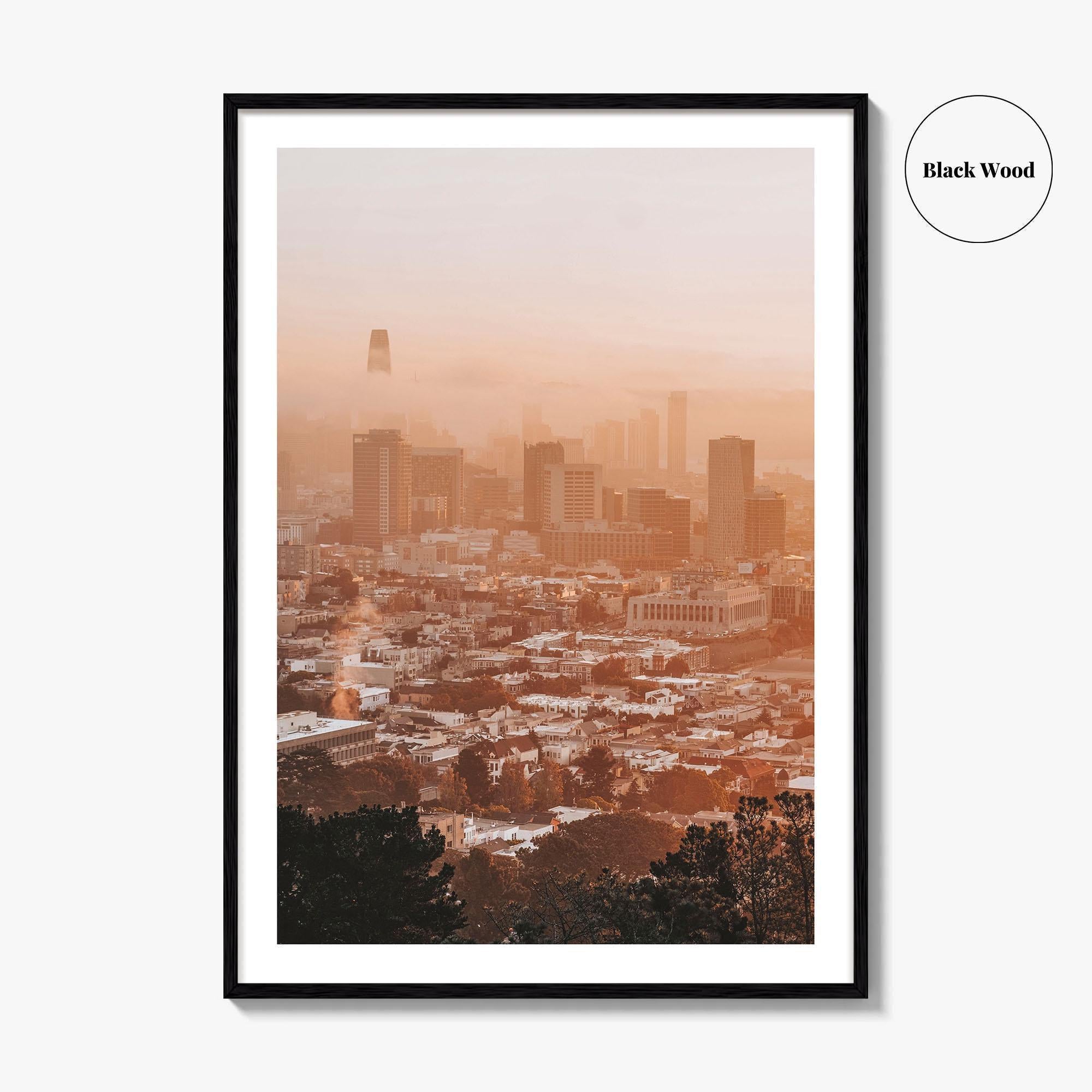 San Francisco Skyline Fine Art Photo Print, Wall Poster, California, USA, Bay Area