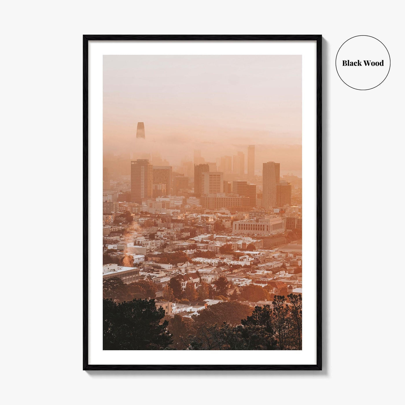 San Francisco Skyline Fine Art Photo Print, Wall Poster, California, USA, Bay Area
