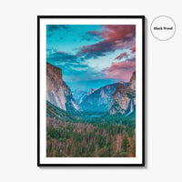 Yosemite National Park Fine Art Photo Print, Tunnel View, Sierra Nevada, California USA Poster