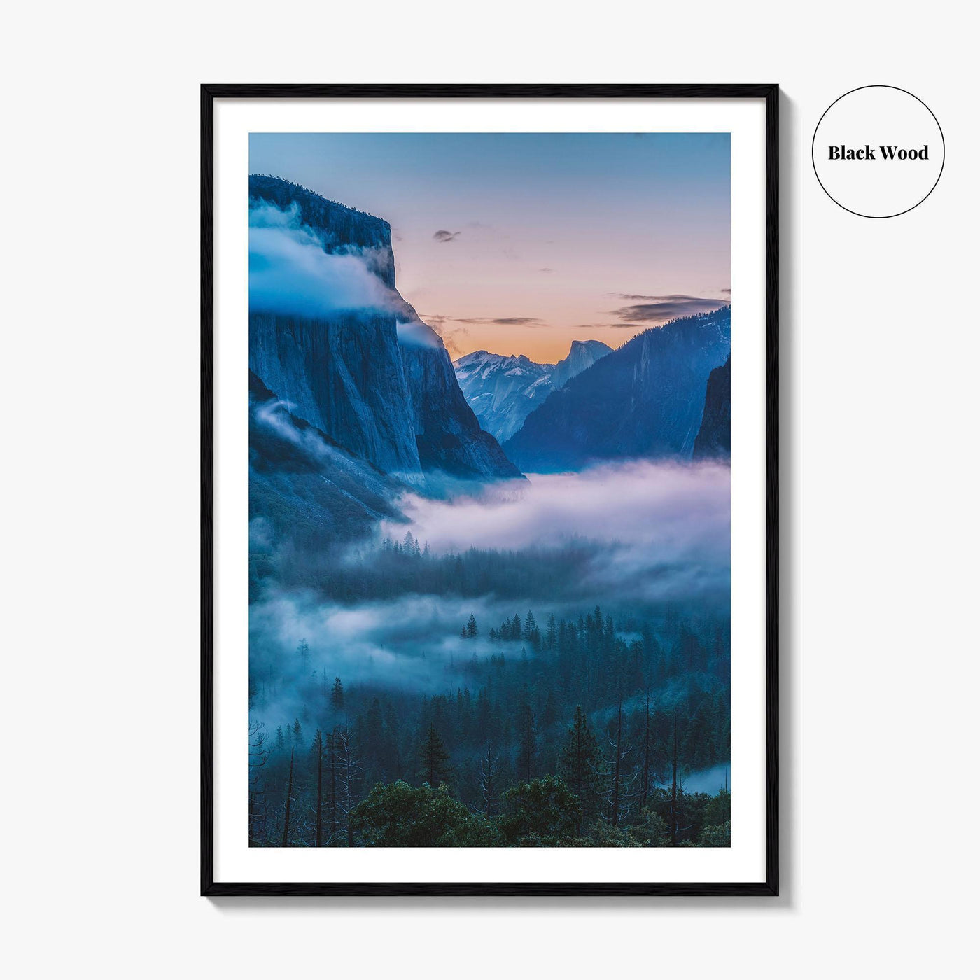Yosemite National Park Fine Art Photo Print, Tunnel View, California, USA, Wall Decor, Poster