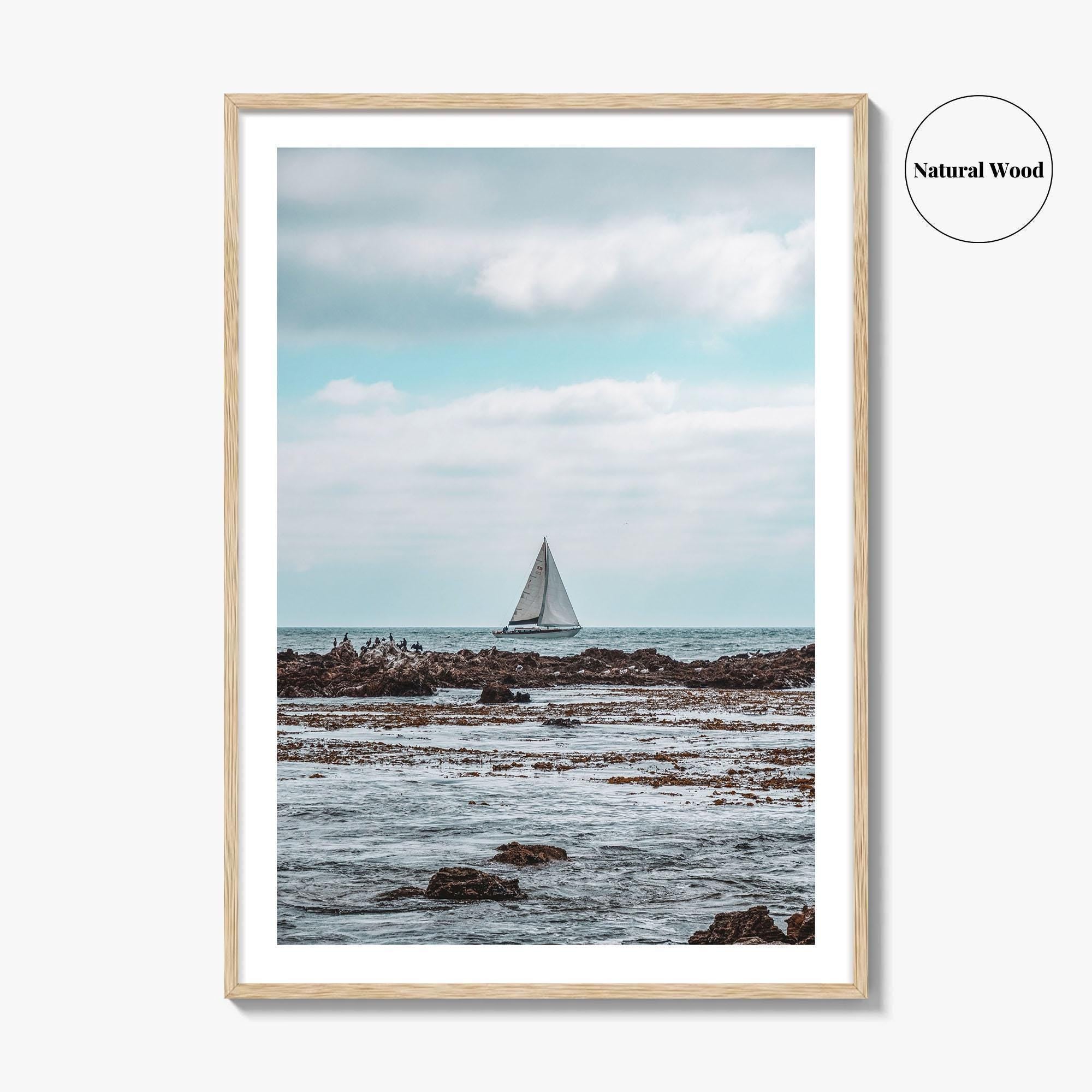 Rancho Palos Verdes Fine Art Photo Print, California Coast, Sailboat, Wall Art, USA