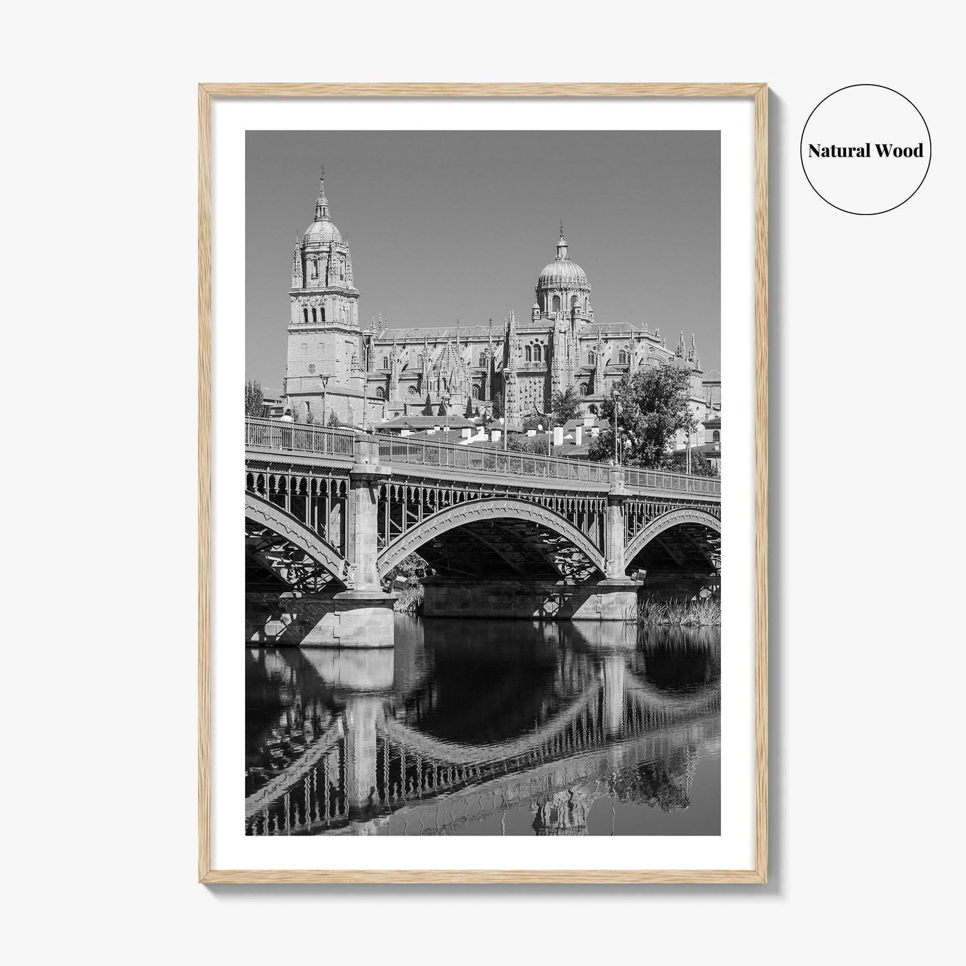 Salamanca Black and White Fine Art Photo Print, Cathedral, Castile Leon Spain Poster