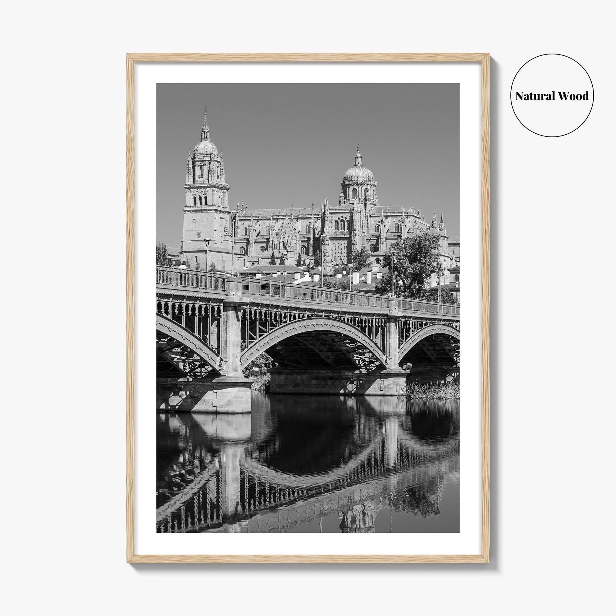 Salamanca Black and White Fine Art Photo Print, Cathedral, Castile Leon Spain Poster