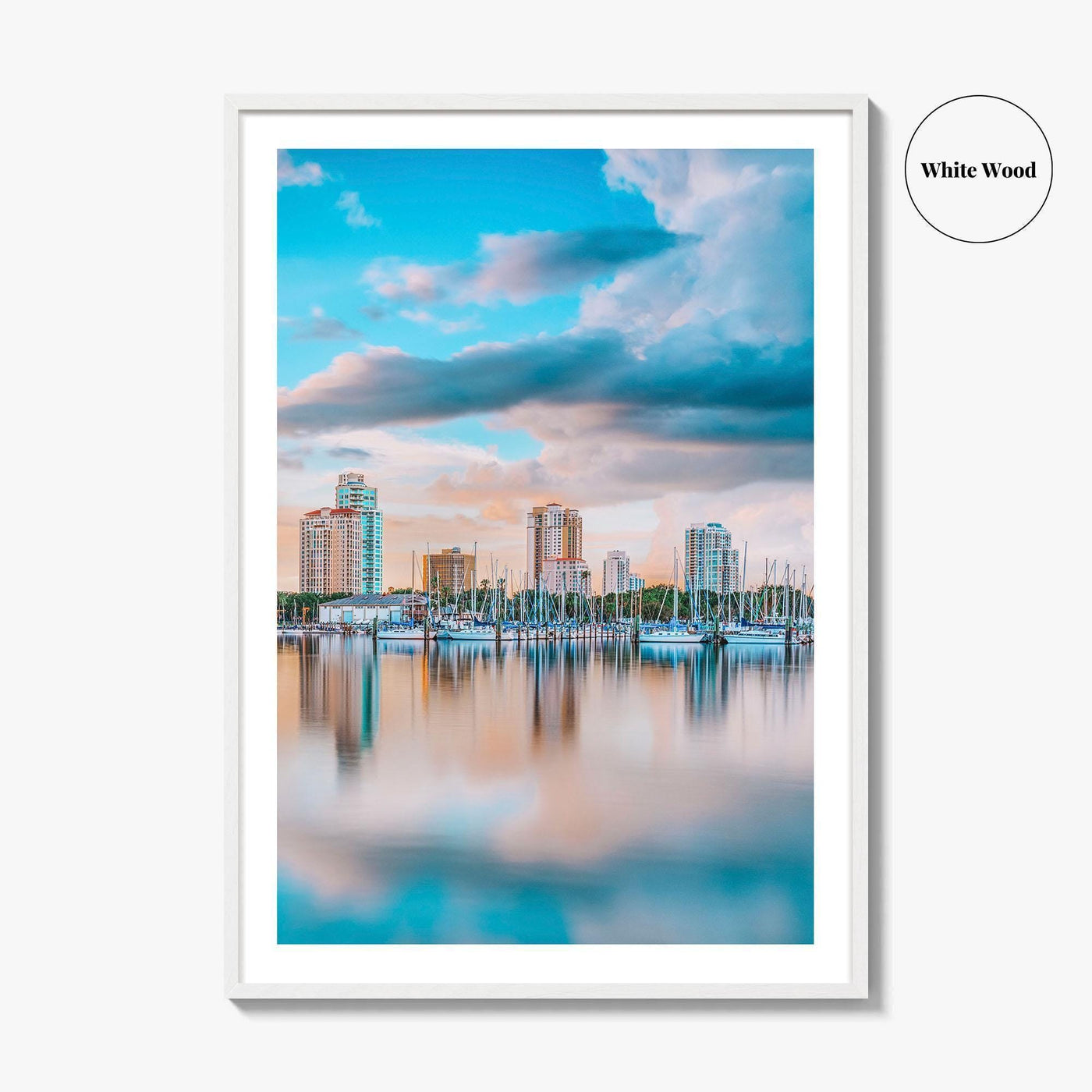 St Petersburg Florida Skyline Fine Art Photo Print, Wall Poster, USA City