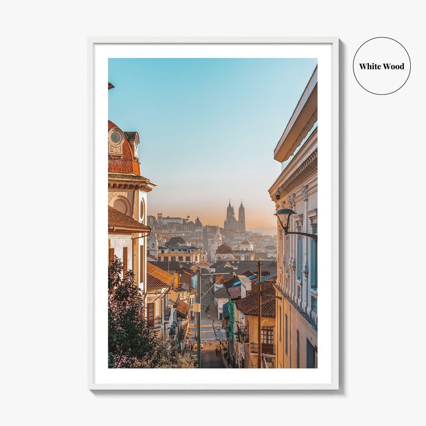 Quito Skyline Fine Art Photo Print, Wall Decor Poster, Ecuador City Photo