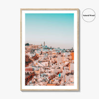 Santorini Fine Art Photo Print, Fira Thira Greece, Greek Island Wall Decor Poster