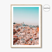 Santorini Fine Art Photo Print, Fira Thira Greece, Greek Island Wall Decor Poster