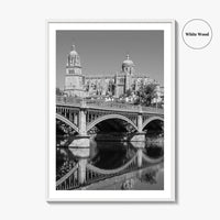 Salamanca Black and White Fine Art Photo Print, Cathedral, Castile Leon Spain Poster