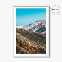Telluride Fine Art Photo Print, Colorado USA, San Juan Mountains, Photo Poster