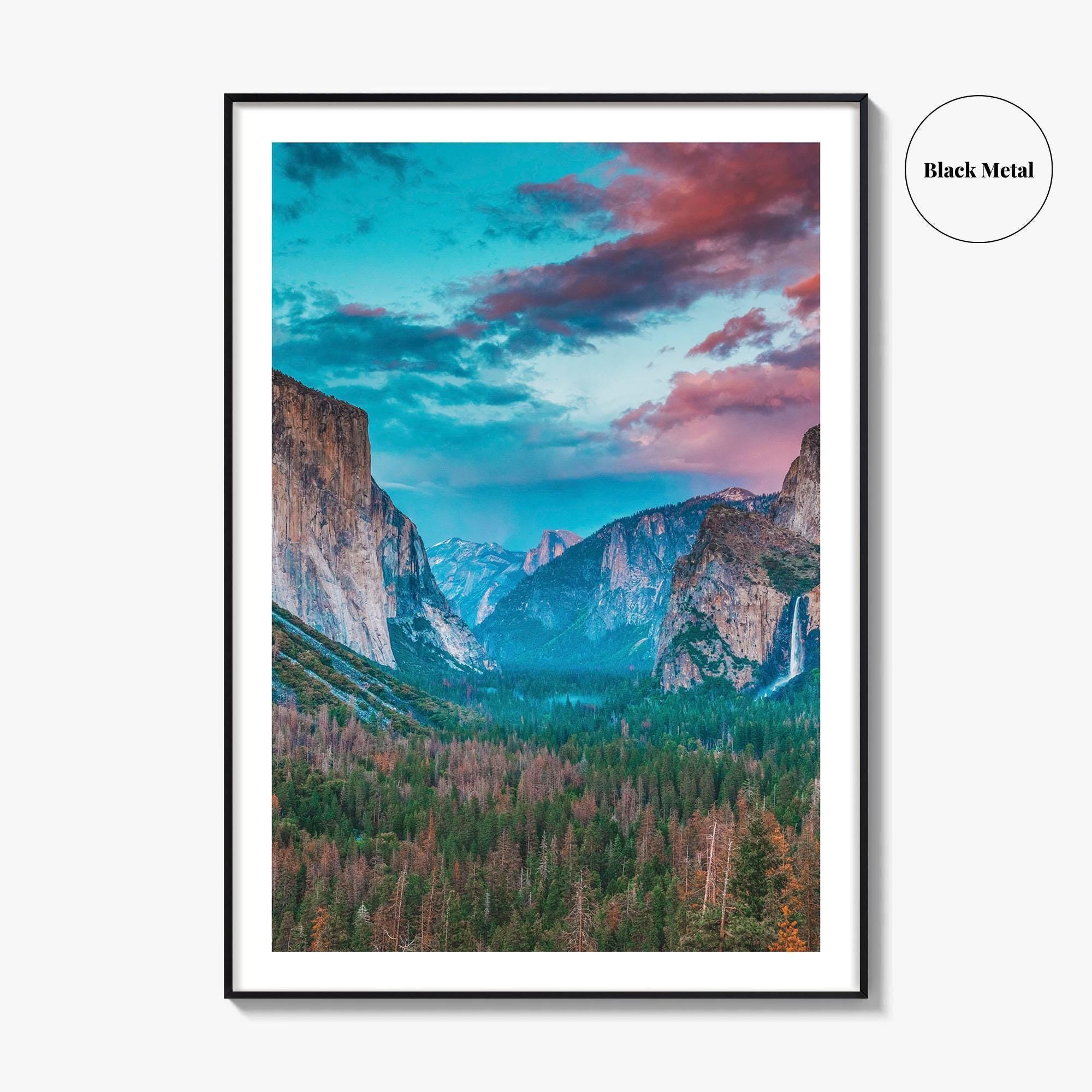 Yosemite National Park Fine Art Photo Print, Tunnel View, Sierra Nevada, California USA Poster