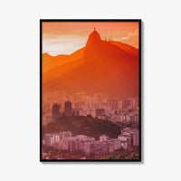 Rio de Janeiro Skyline Fine Art Photo Print, Botafogo, Guanabara Bay Brazil Poster,