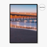 Wrightsville Beach Fine Art Photo Print, Wilmington NC, North Carolina Pier, Wall Decor