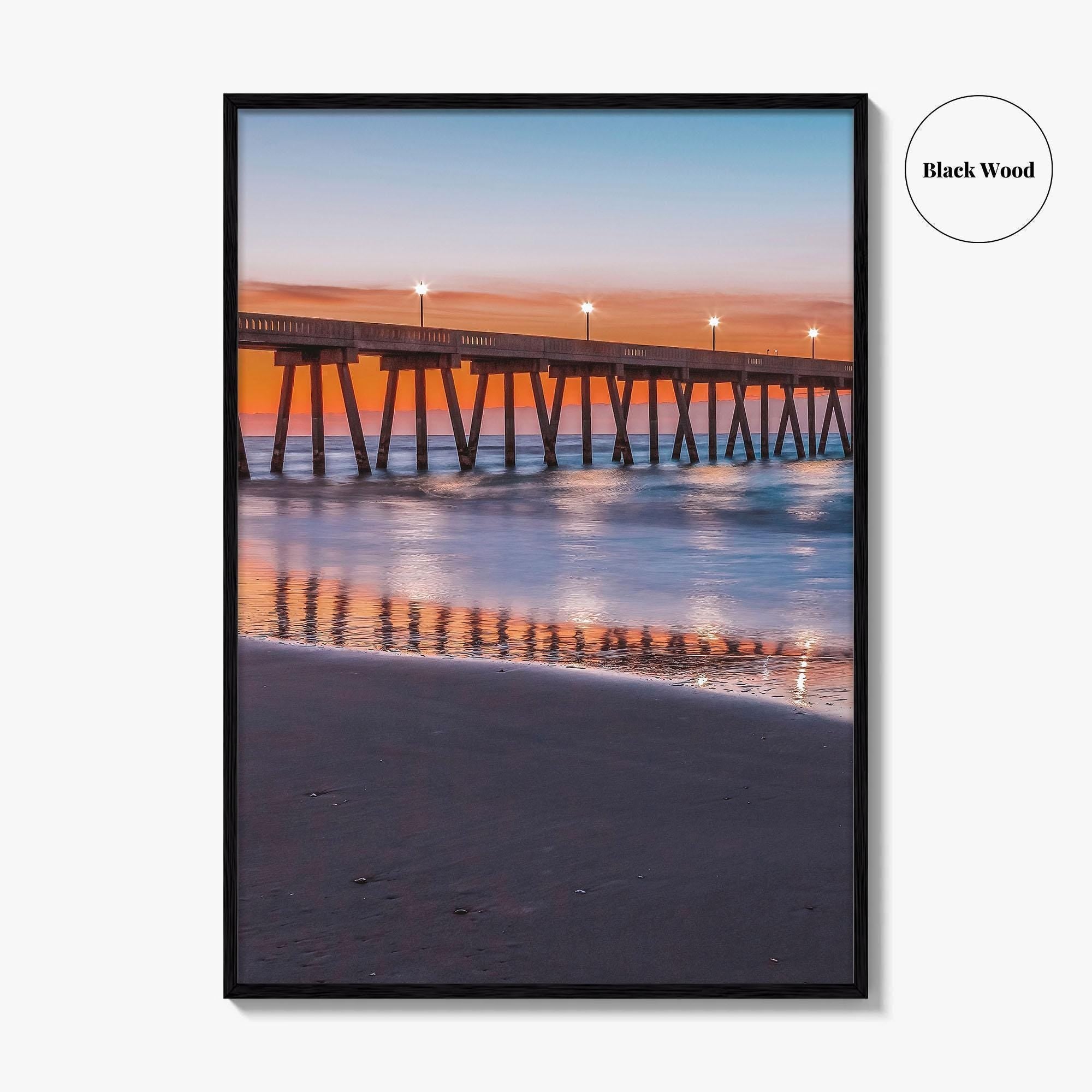 Wrightsville Beach Fine Art Photo Print, Wilmington NC, North Carolina Pier, Wall Decor