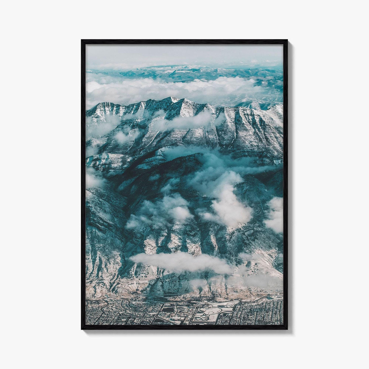 Salt Lake City Skyline Fine Art Photo Print, Utah, USA Wall Decor Poster, SLC