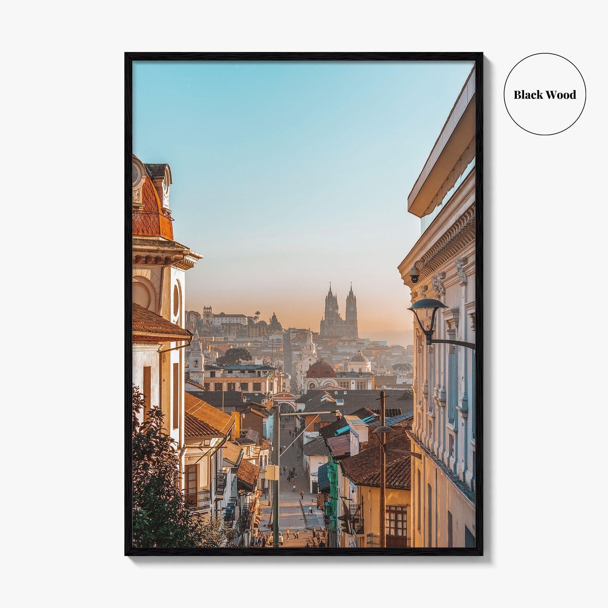 Quito Skyline Fine Art Photo Print, Wall Decor Poster, Ecuador City Photo