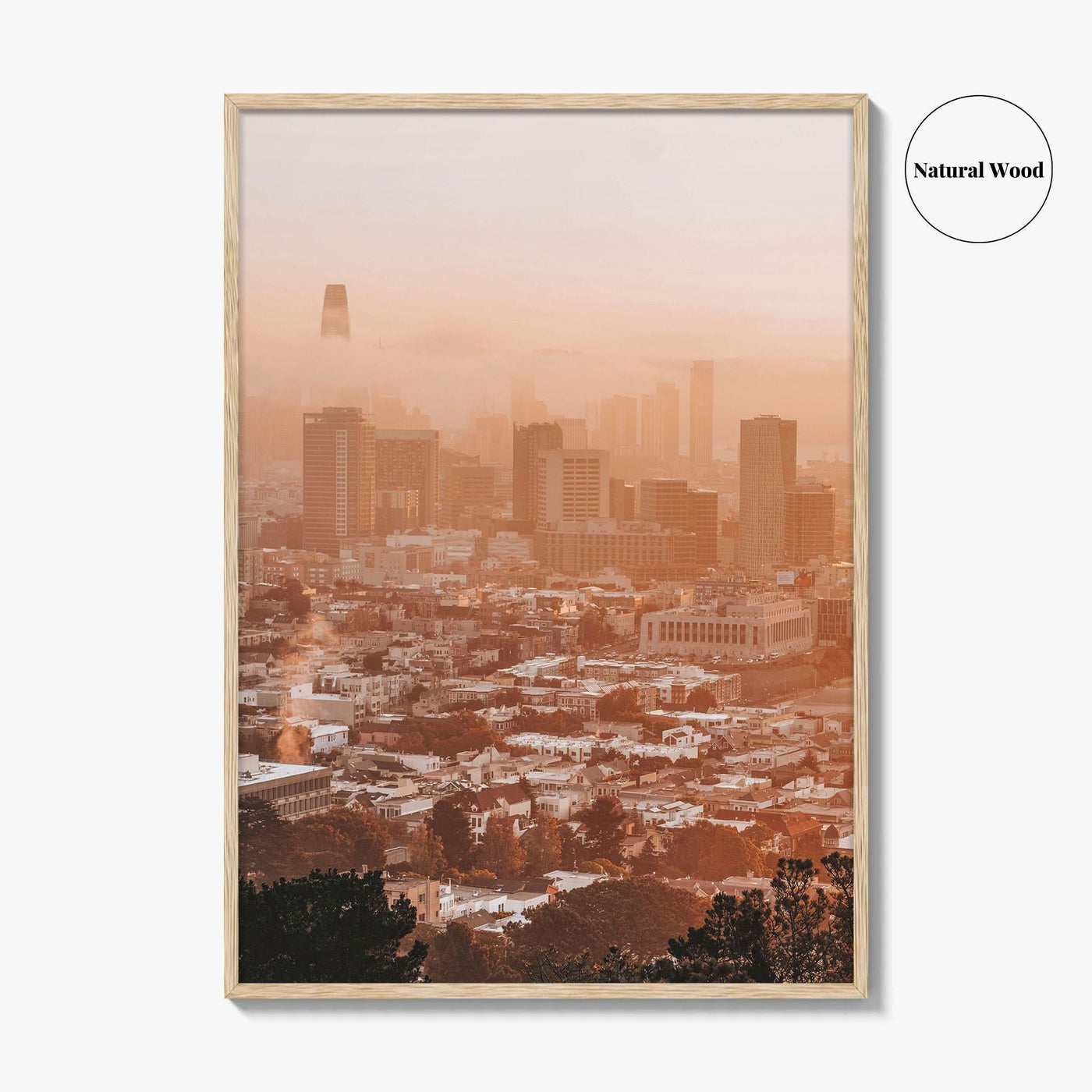 San Francisco Skyline Fine Art Photo Print, Wall Poster, California, USA, Bay Area