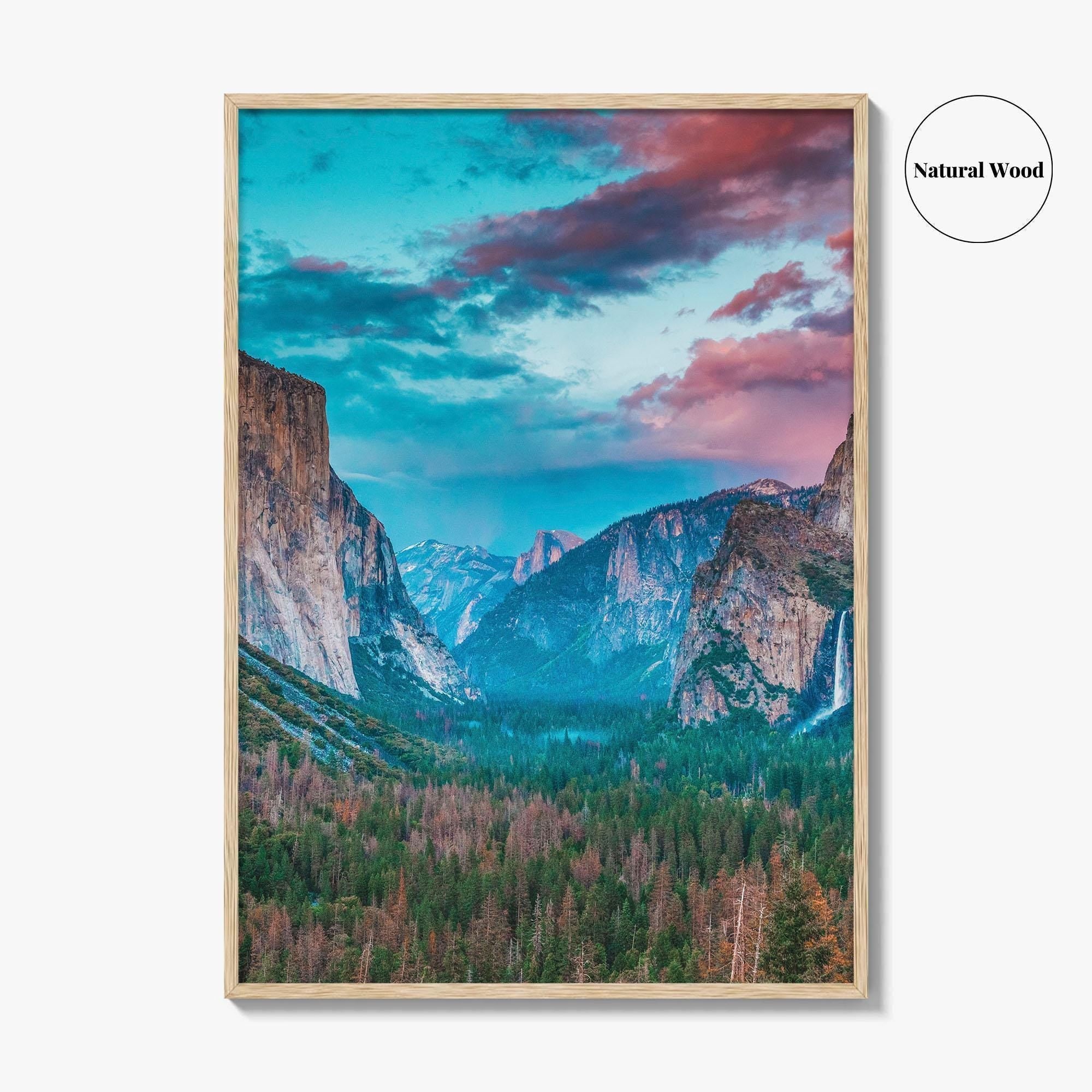 Yosemite National Park Fine Art Photo Print, Tunnel View, Sierra Nevada, California USA Poster