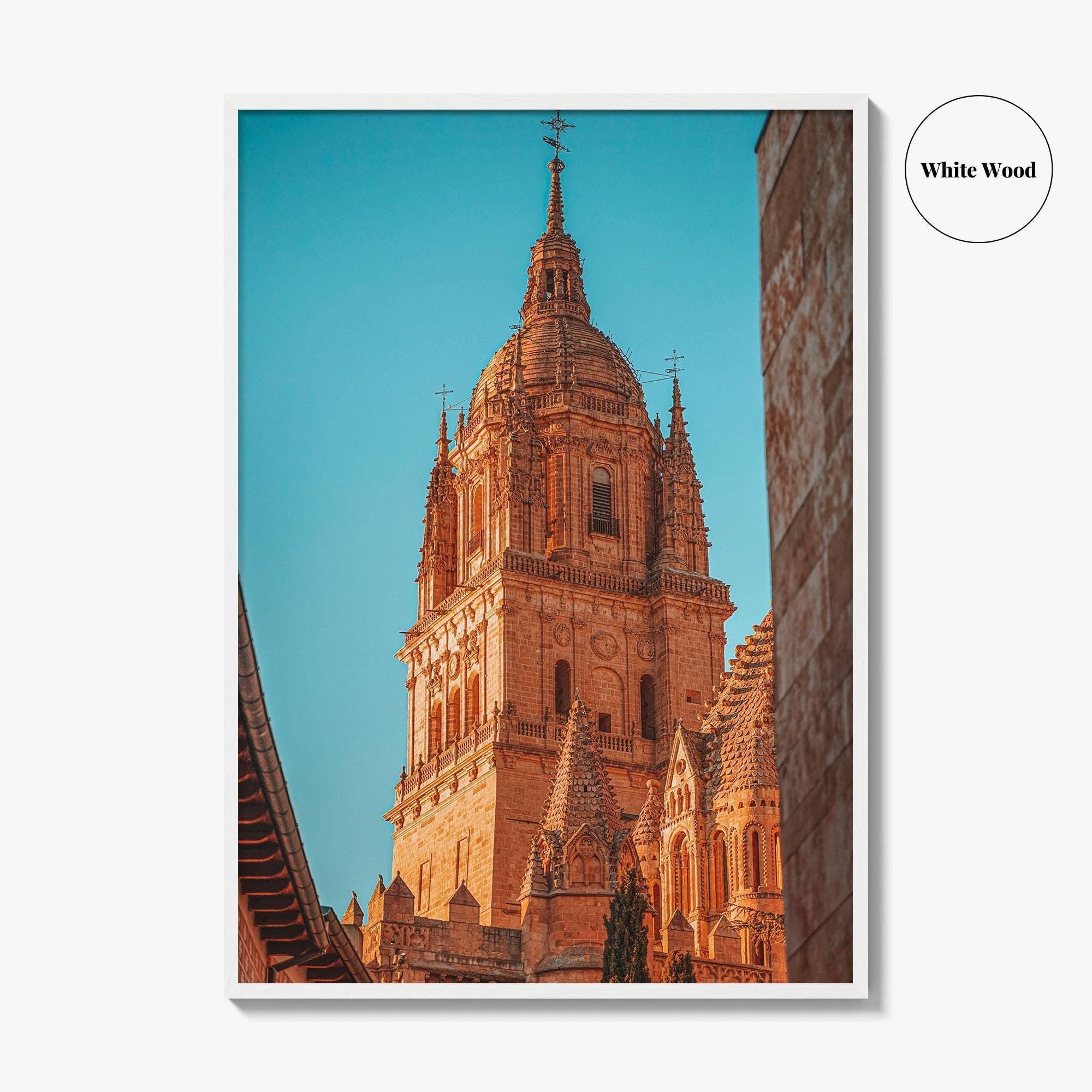 Salamanca Fine Art Photo Print, Cathedral, Spain Wall Decor Poster, Castile and Leon