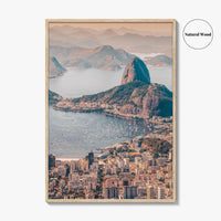 Rio de Janeiro Skyline Fine Art Photo Print, Brazil Wall Poster, Sugarloaf, Botafogo, Corcovado