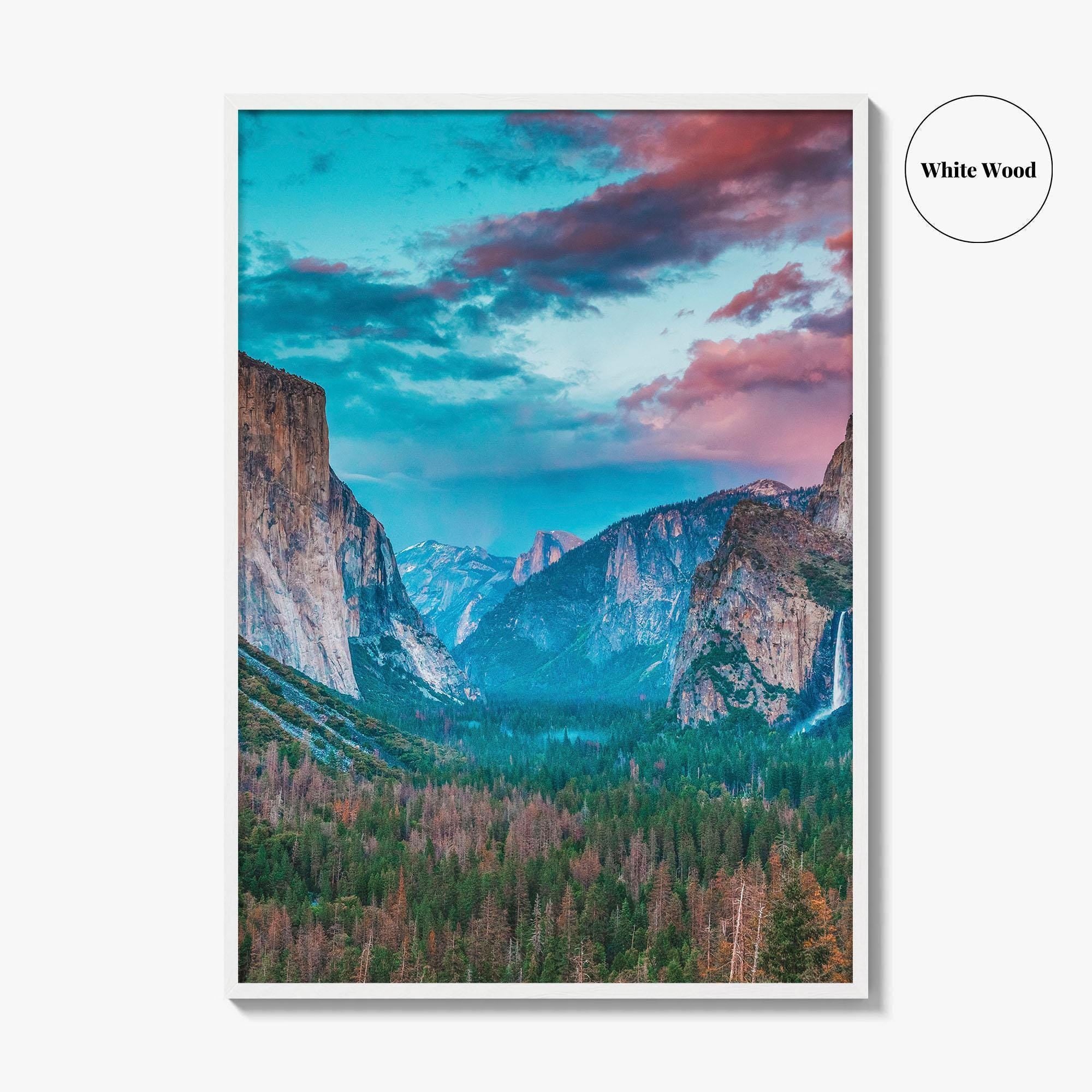 Yosemite National Park Fine Art Photo Print, Tunnel View, Sierra Nevada, California USA Poster