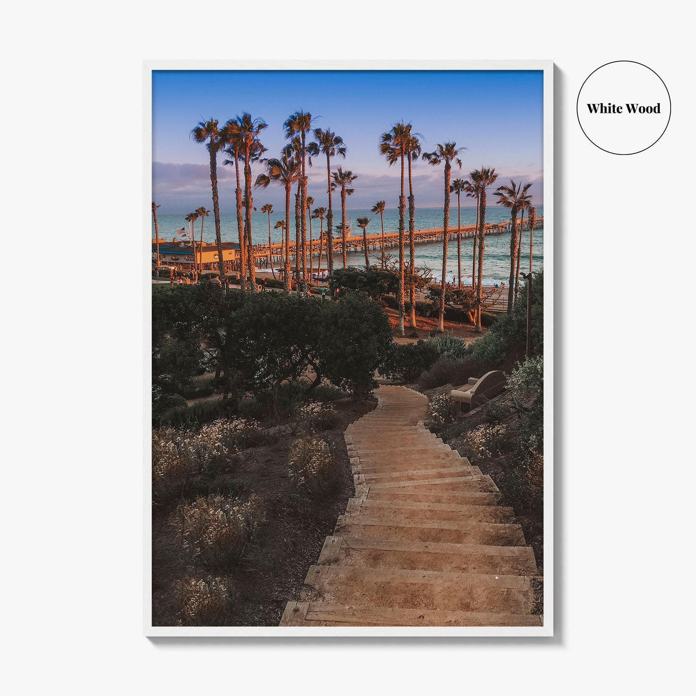 San Clemente Fine Art Photo Print, Pier, Orange County California USA Wall Decor Poster