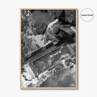 Yamba Black and White Fine Art Photo Print, Ocean Pool NSW Australia, Sydney Poster