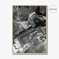 Yamba Black and White Fine Art Photo Print, Ocean Pool NSW Australia, Sydney Poster