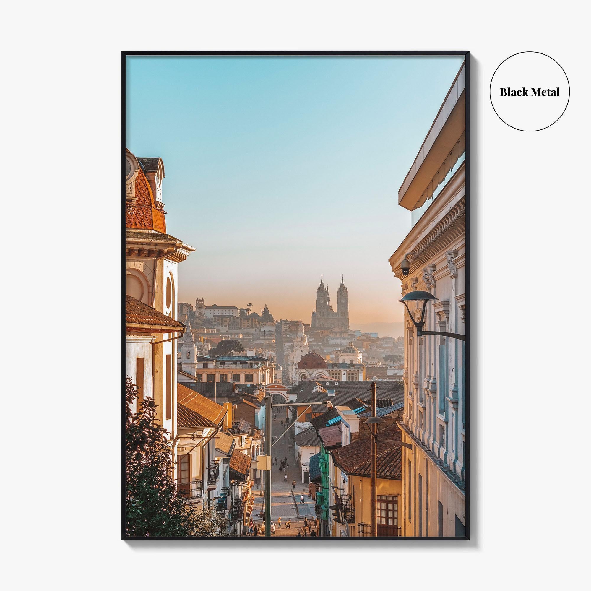 Quito Skyline Fine Art Photo Print, Wall Decor Poster, Ecuador City Photo