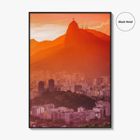 Rio de Janeiro Skyline Fine Art Photo Print, Botafogo, Guanabara Bay Brazil Poster,