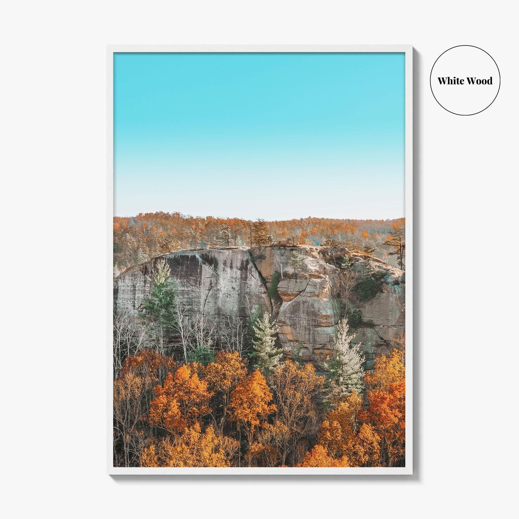 Red River Gorge Kentucky Fine Art Photo Print, Half Moon Rock, USA Poster