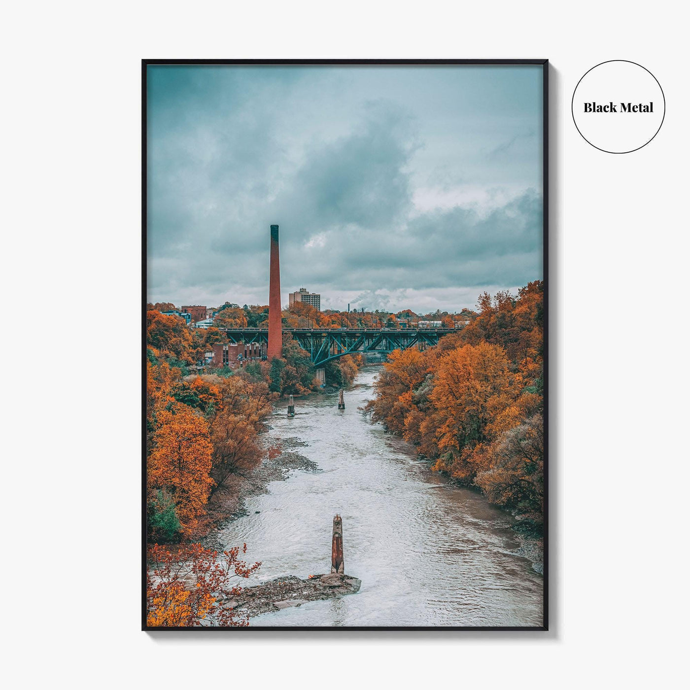 Rochester New York Fine Art Photo Print, Genesee River, Autumn, Wall Poster