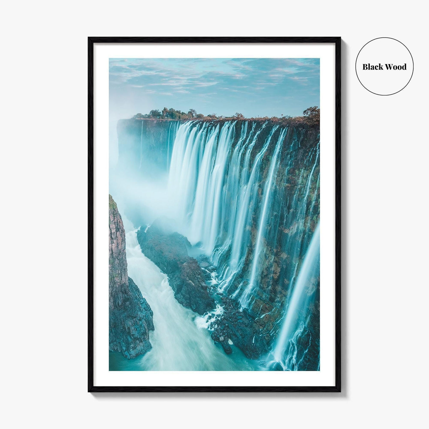 Victoria Falls Fine Art Photo Print, Zambia, Zimbabwe, Zambezi River, Livingstone Photo Poster