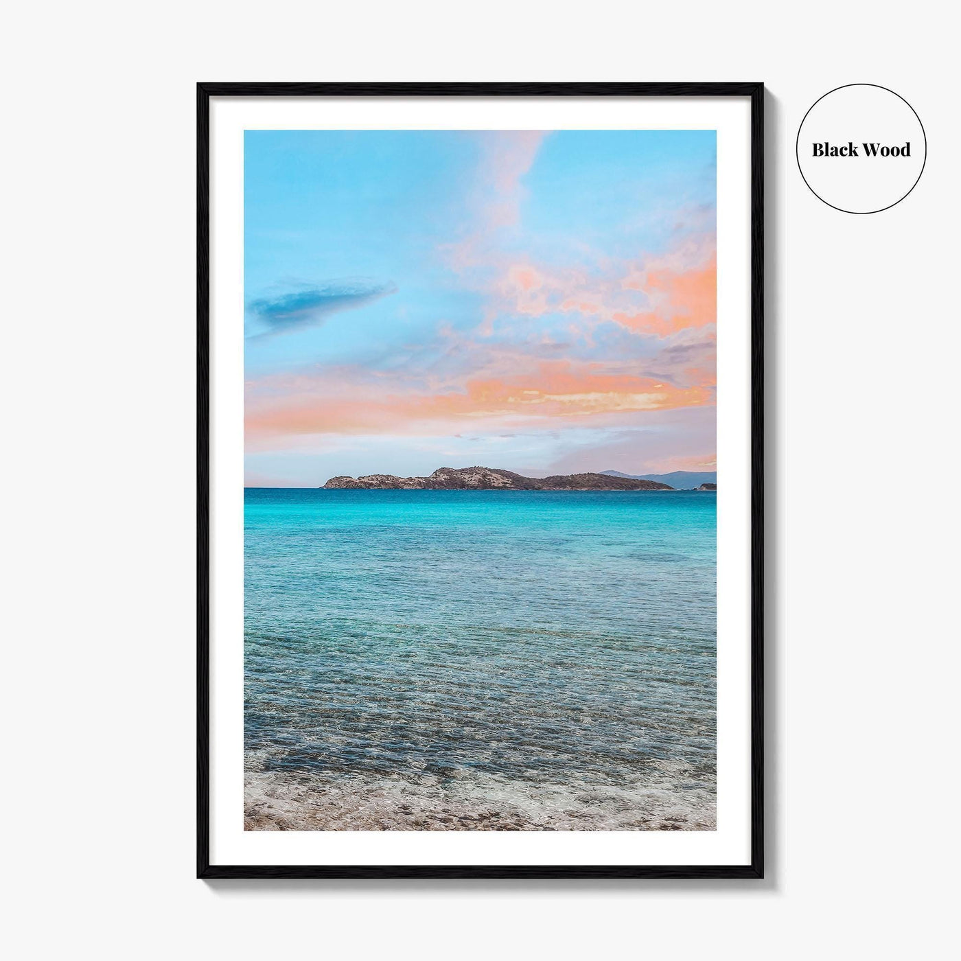 Saint Thomas Turquoise Fine Art Photo Print, Sapphire Beach, US Virgin Islands Wall Poster
