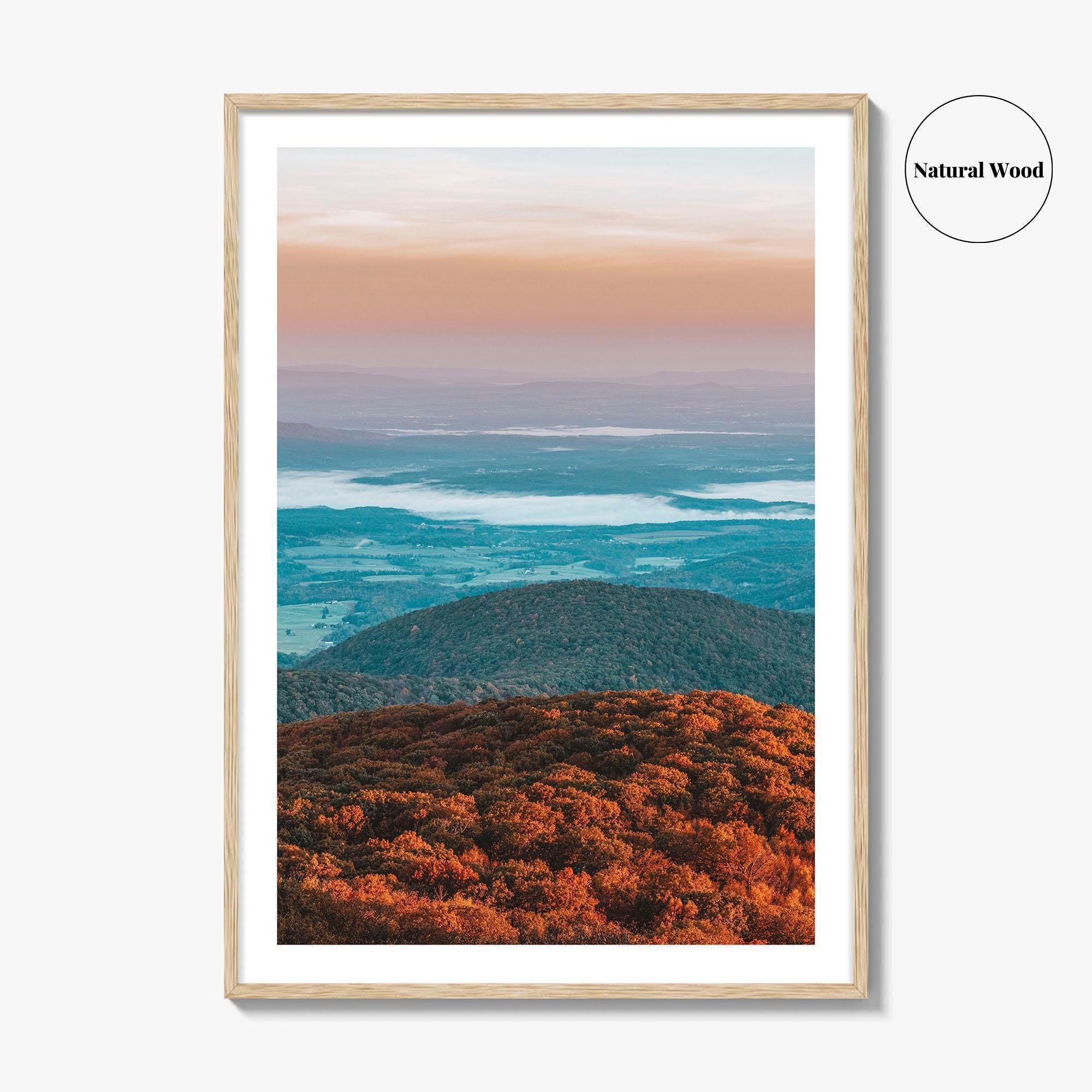 Shenandoah National Park Skyline Fine Art Photo Print, Drive, Hogback Overlook, Virginia, USA