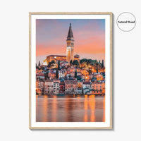 Rovinj Fine Art Photo Print, Istria Croatia, Adriatic Sea Rovigno Wall Decor Poster