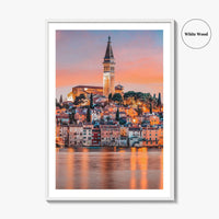 Rovinj Fine Art Photo Print, Istria Croatia, Adriatic Sea Rovigno Wall Decor Poster