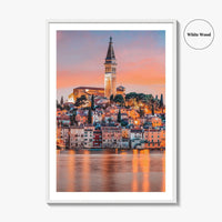 Rovinj Fine Art Photo Print, Istria Croatia, Adriatic Sea Rovigno Wall Decor Poster