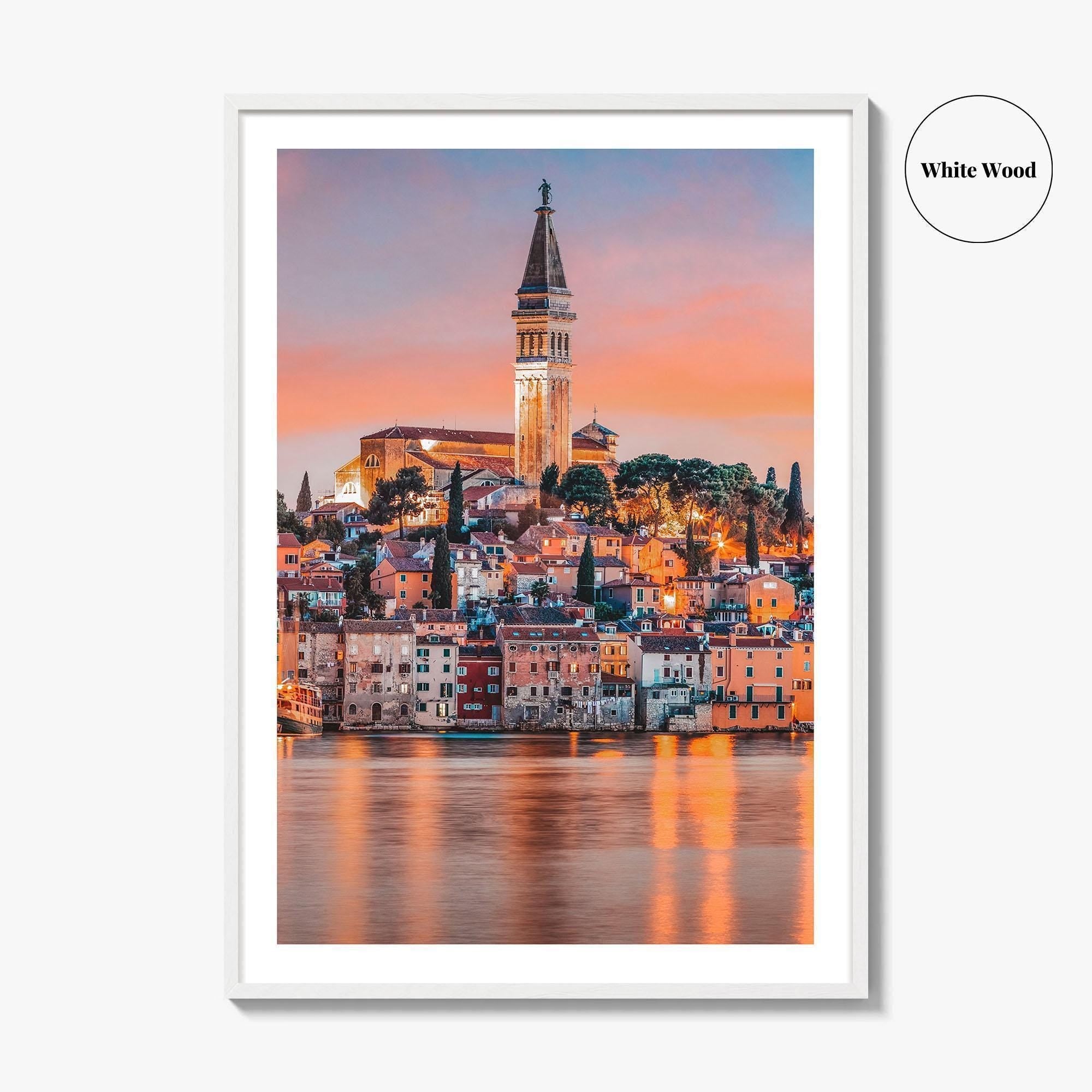 Rovinj Fine Art Photo Print, Istria Croatia, Adriatic Sea Rovigno Wall Decor Poster
