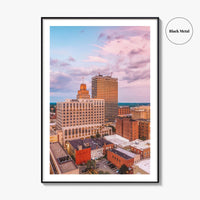 Winston-Salem Skyline Fine Art Photo Print, Wall Art Poster, North Carolina USA