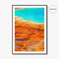 Yellowstone National Park Fine Art Photo Print, Grand Prismatic Spring, Wyoming USA Poster