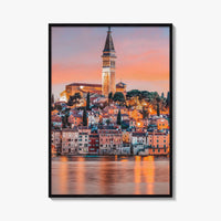 Rovinj Fine Art Photo Print, Istria Croatia, Adriatic Sea Rovigno Wall Decor Poster