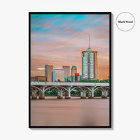 Tulsa Skyline Fine Art Photo Print, Wall Art, Oklahoma USA Poster, Arkansas River Downtown