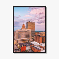 Winston-Salem Skyline Fine Art Photo Print, Wall Art Poster, North Carolina USA