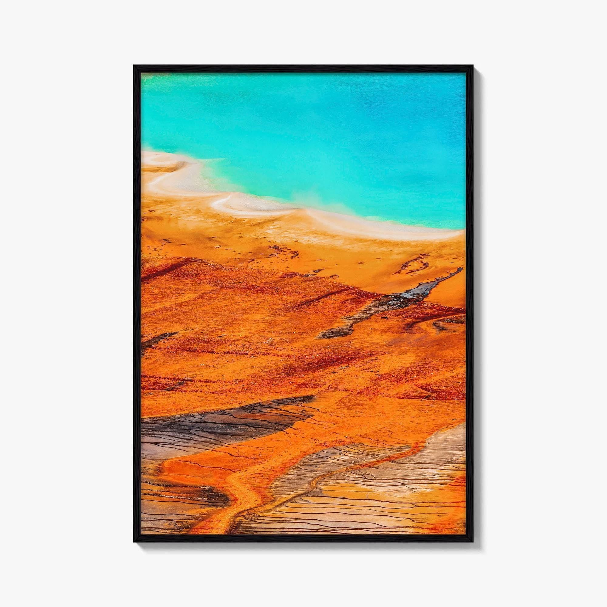 Yellowstone National Park Fine Art Photo Print, Grand Prismatic Spring, Wyoming USA Poster