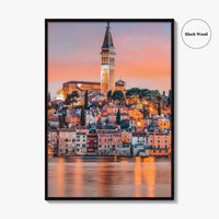 Rovinj Fine Art Photo Print, Istria Croatia, Adriatic Sea Rovigno Wall Decor Poster