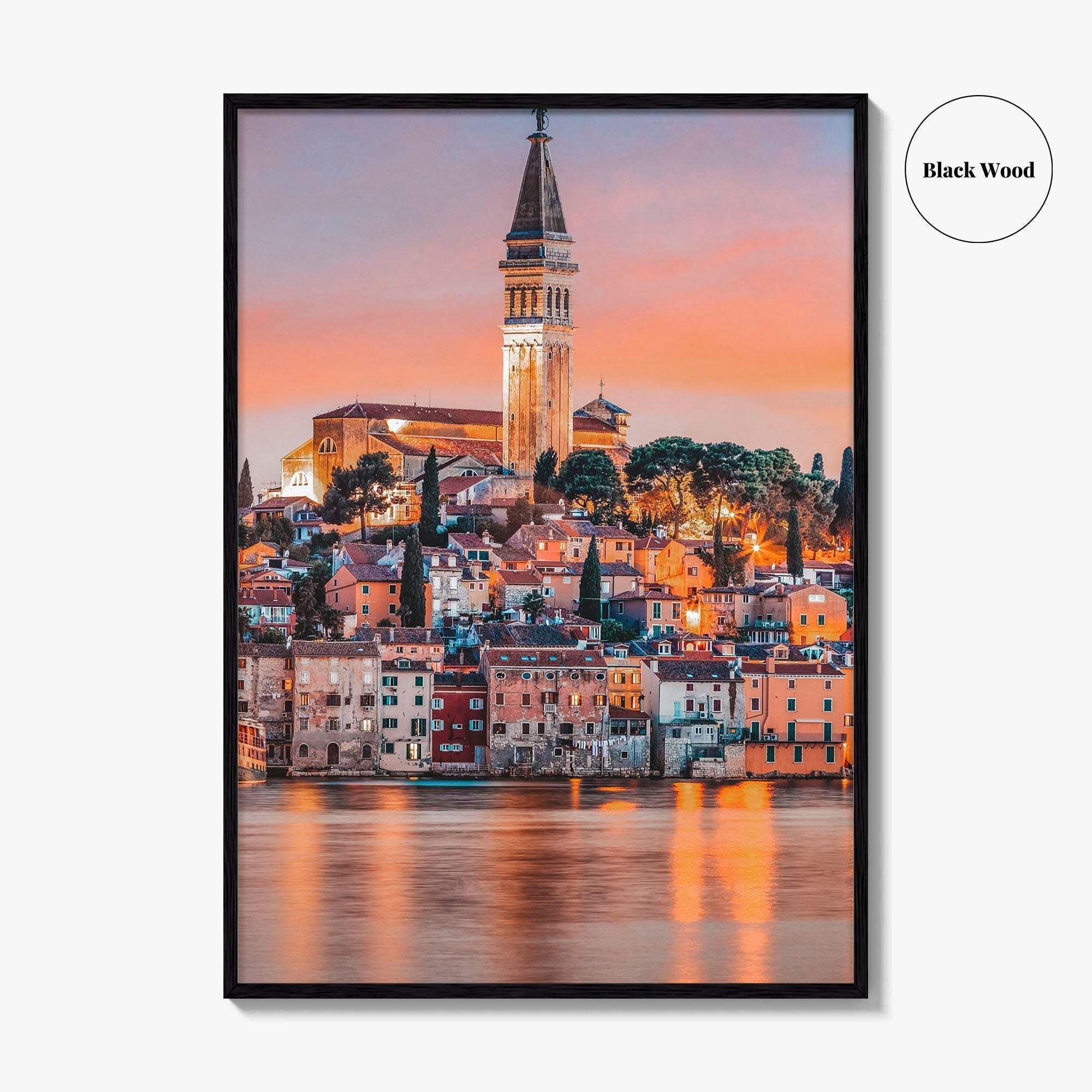 Rovinj Fine Art Photo Print, Istria Croatia, Adriatic Sea Rovigno Wall Decor Poster
